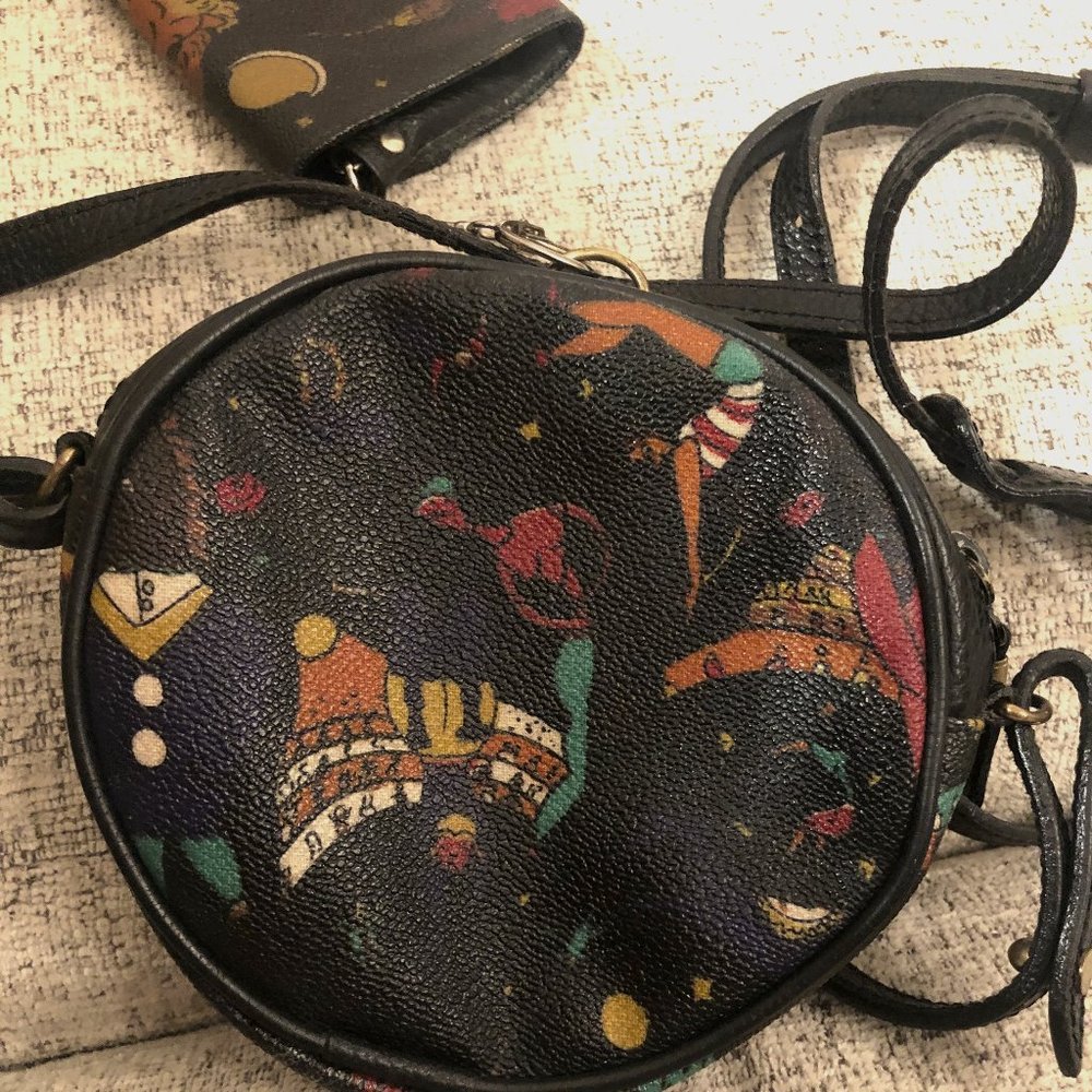 Piero Guidi Magic Circus Round Purse and Wallet